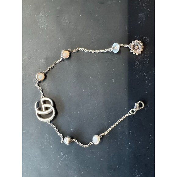 Gucci GG Marmont Mother of Pearl Sterling Silver Bracelet - Picture 6 of 11